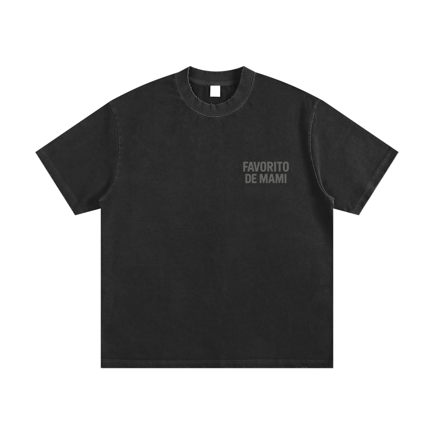 Heavyweight Vintage Washed Frayed T-Shirt