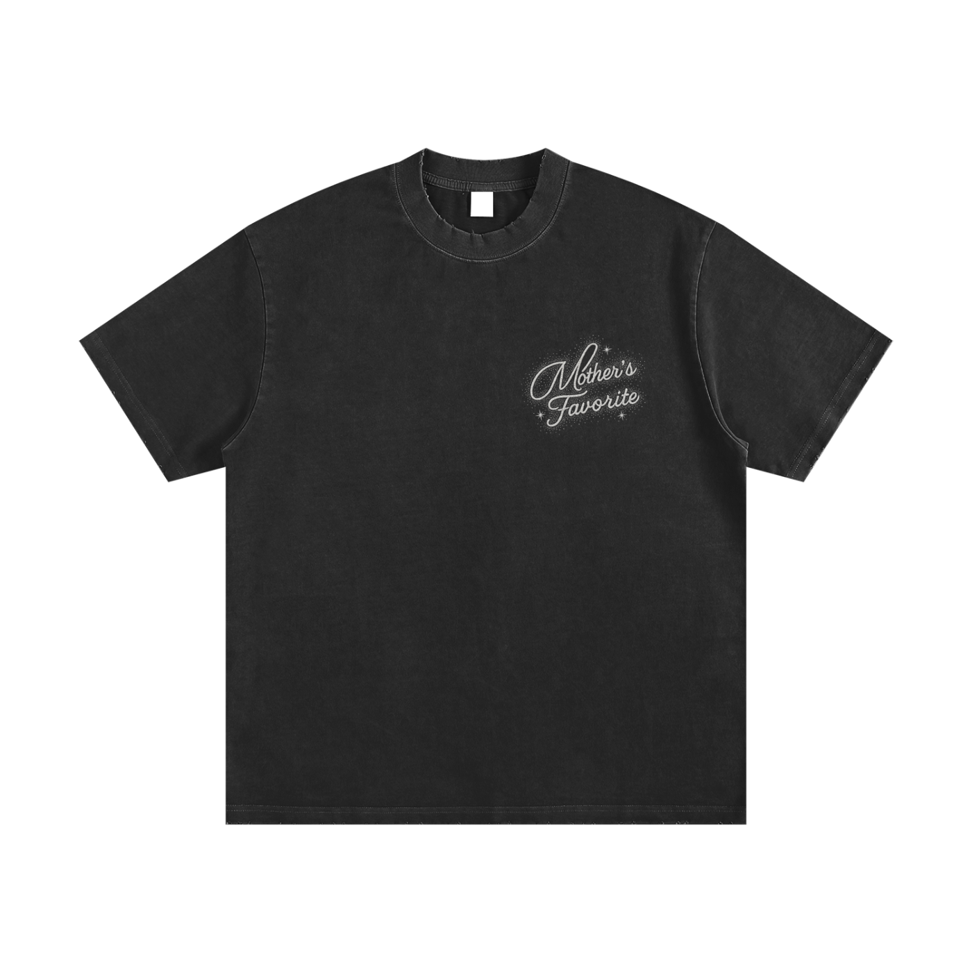 Heavyweight Vintage Washed Frayed T-Shirt