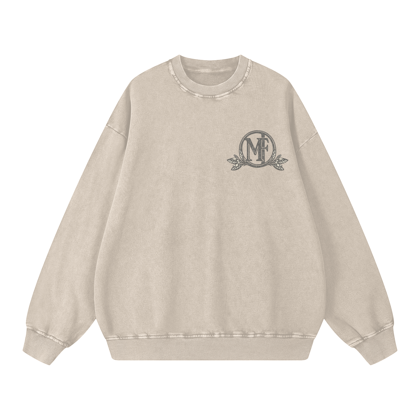 Snow Washed Oversized Sweatshirt