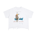 Vintage Wash Boxy Distressed Hem T-Shirt