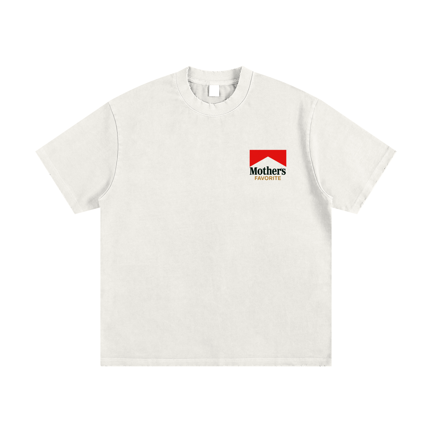 Heavyweight Vintage Washed Frayed T-Shirt