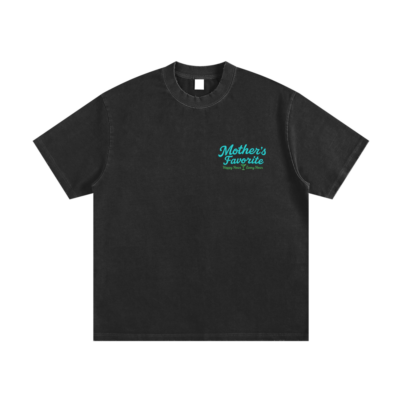 Heavyweight Vintage Washed Frayed T-Shirt